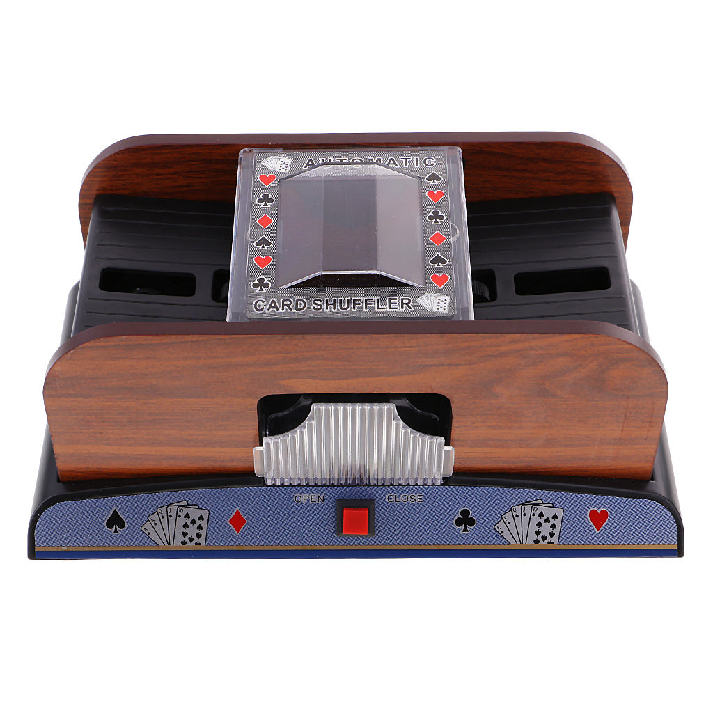 Wooden shuffle machine